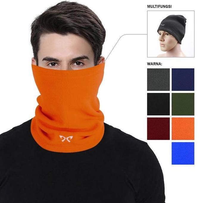 Masker Polar Thermal Multifungsi Bandana Beanie Hat untuk Musim Dingin / Winter