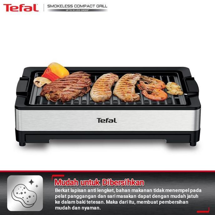 Kualitass- Tefal Smokeless Grill / Griller / Panggangan / Alat Bbq Tanpa Asap
