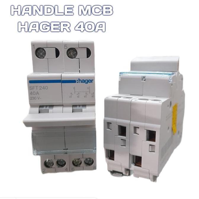 Spesial Handle Mcb/Change Over Switch Hager 2Phase 40A