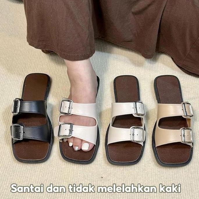 DISKON SANDAL WANITA / SANDAL WANITA KEKINIAN / SANDAL WANITA CASUAL  KEKINIAN / SANDAL KOREAN STYLE