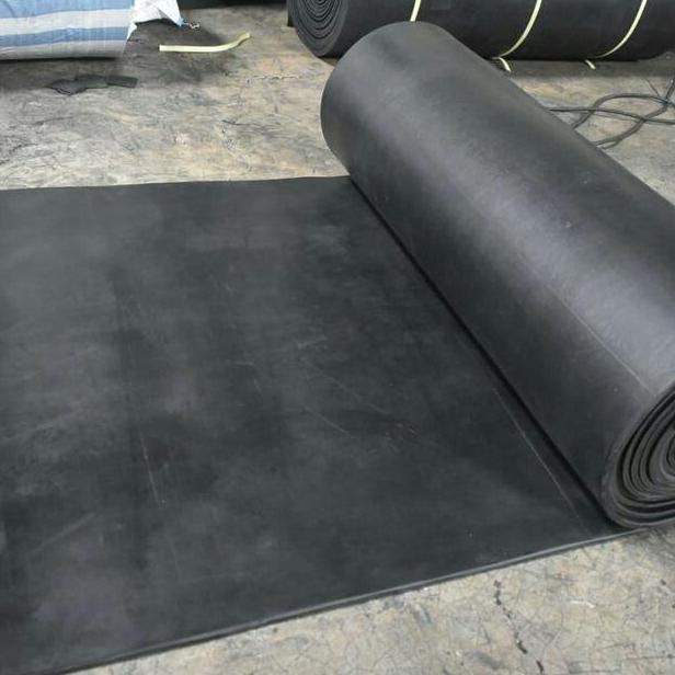 Rubber Floor Matras Gym Karet Polos Matras Karet (Original)