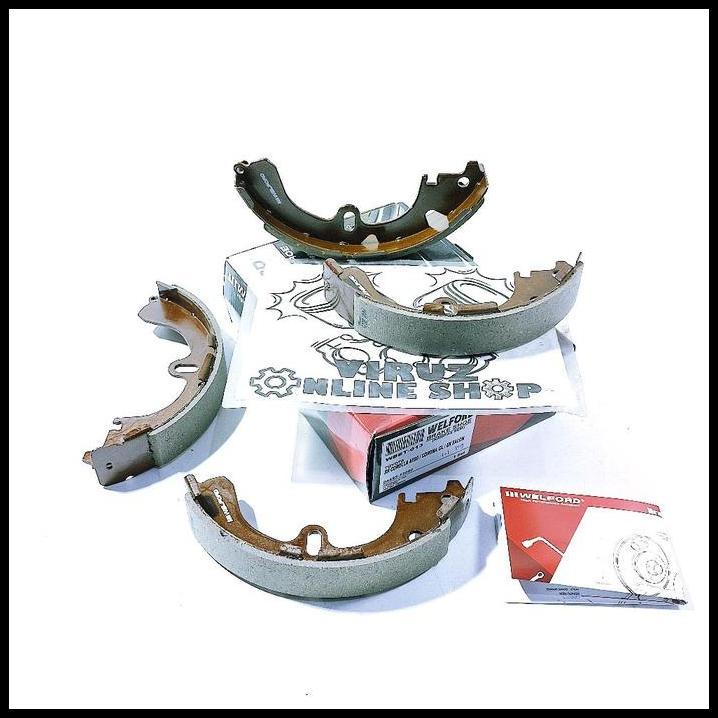 DISKON KAMPAS REM BELAKANG BRAKE SHOE TOYOTA COROLLA AE80 CORONA EX SALOON PART 04495-12090