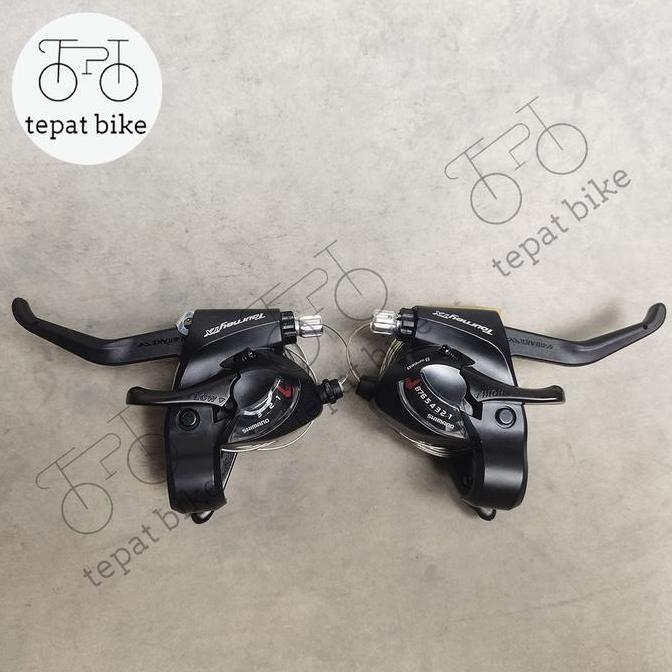 Shimano Shifter Sepeda Tourney Ast-Tx800 3X8 Speed Handle Rem Tx800