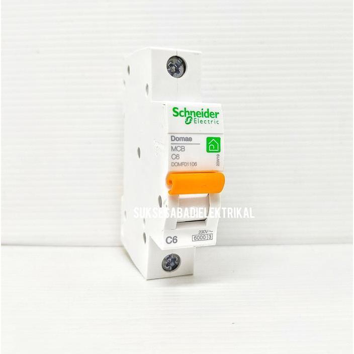 Mcb 6A Schneider Merlin Gerin Original Dan Terpercaya
