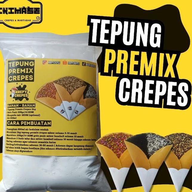 Tepung Crepes Dan Leker Premix Crepes Dan Leker Crispy Ukuran 1Kg