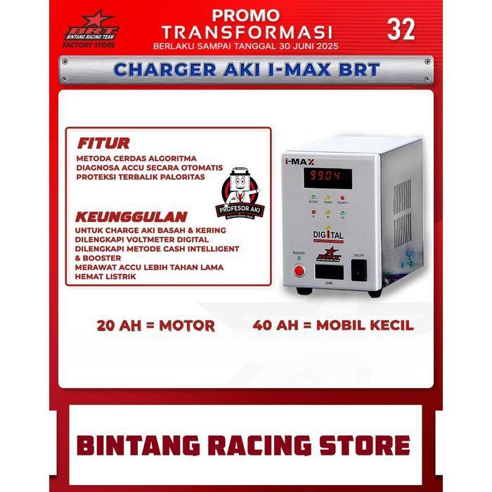 Smart Charger Digital 20 Ampere (Cas Aki Pintar) Original Dan Terpercaya