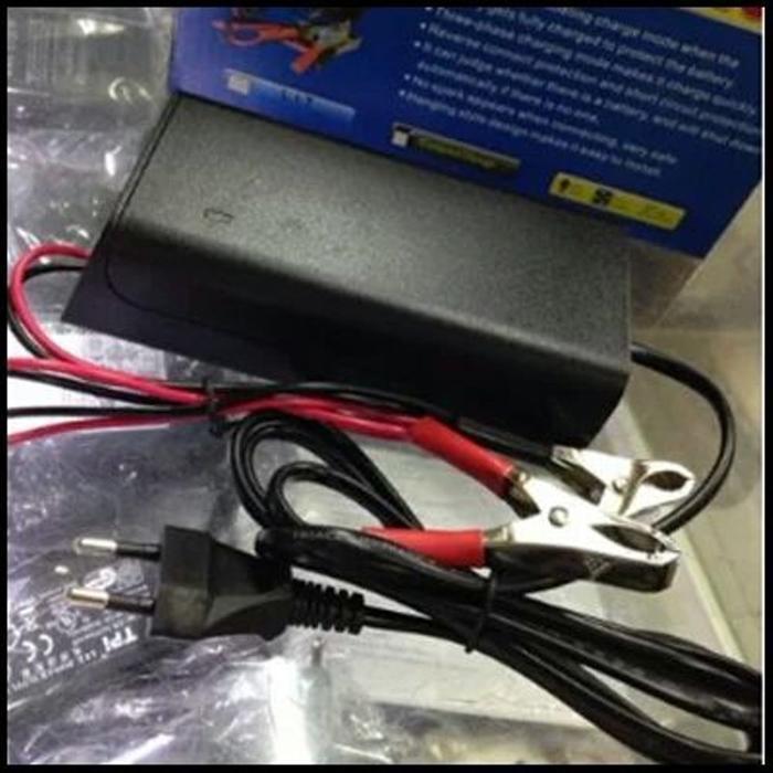 Charger Aki Mobil 10 A Cas Aki 100 Ampere - Smart Fast Charging Original Dan Terpercaya