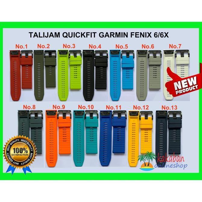 ORIGINAL FENIX 6X/6 Strap Band Garmin QuickFit 26mm dan 22mm