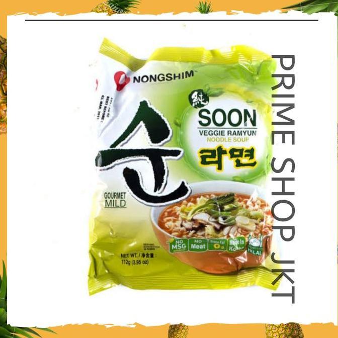 PROMO Nongshim Soon Ramyun 112 gram Halal Ramen Veggie Vegetarian Korea BISA GOSEND