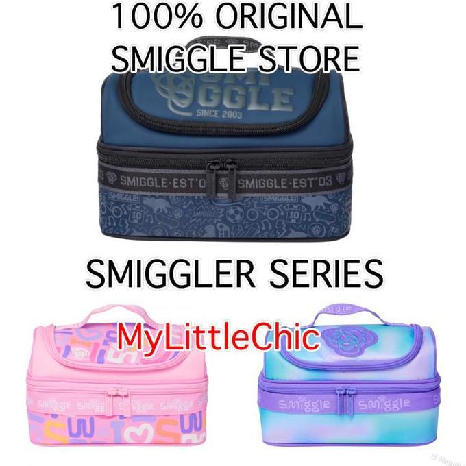 SMIGGLE Smiggler Double Decker Lunchbox ORIGINAL - Tas Bekal Anak _Chic