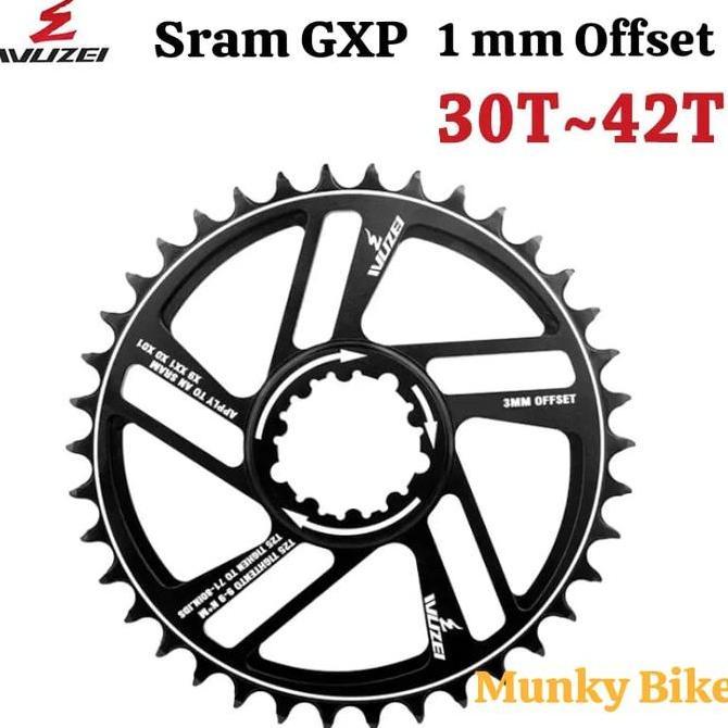 Super Murah, Chainring Chain Ring Wuzei Gxp 32T 34T 36T 38T Offset 1Mm Crank Gxp X9 Xo Xx1 Direct Mo