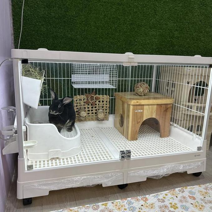KANDANG KELINCI PREMIUM R100 PRO BY DAYANG/DAYANG PREMIUM CAGE 1meter/kandang kelinci marmut anjing 