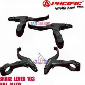 HANDLE HANDEL REM FULL ALUMUNIUM BRAKE LEVER PACIFIC ATLANTIS SEPEDA MTB MINI MINION LIPAT SELI BMX 