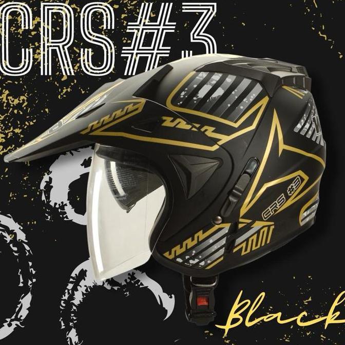 * HELM DEWASA SNI WTO UNISEX COWO CEWE - WTO PRO SIGHT CROSS ''