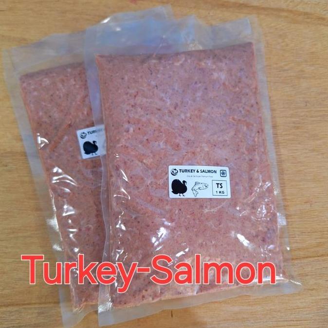 Eko_Storebookck - Turkey Salmon / Kalkun Ikan Salmon Dog Cat Raw Food Makanan Anjing Kucing