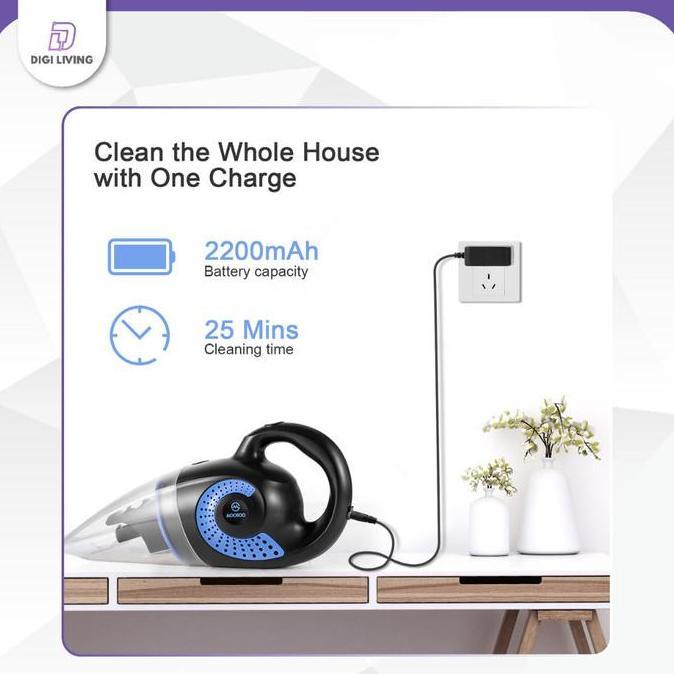 Ready Digiliving - Handheld Vacuum Cleaner - Alat Penyedot Debu - Penyedot Debu Sofa Kasur Karpet la