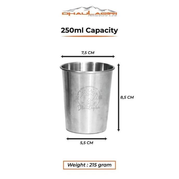 Gelas Camping Dhaulagiri 4 Mug Set - Camping Mug Stainless