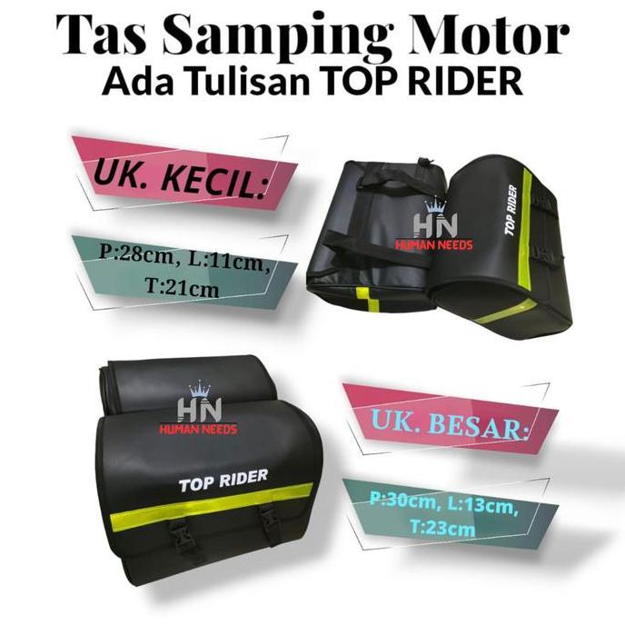 Top Rider Sidebag/Tas Bagasi Samping Motor/Tas Bagasi Motor Kiri Kanan