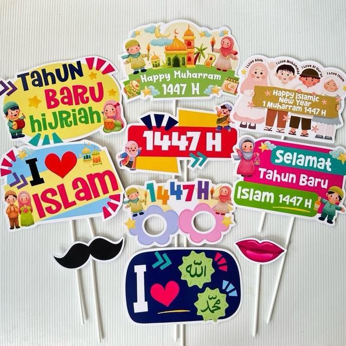 TAHUN BARU ISLAM HIJRIAN PROPS PHOTO BOOTH murah