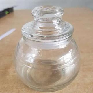 TOPLES KACA KECIL KEDAP UDARA - MINI JAR CEMILAN KACANG KUE KERING GTJ-250