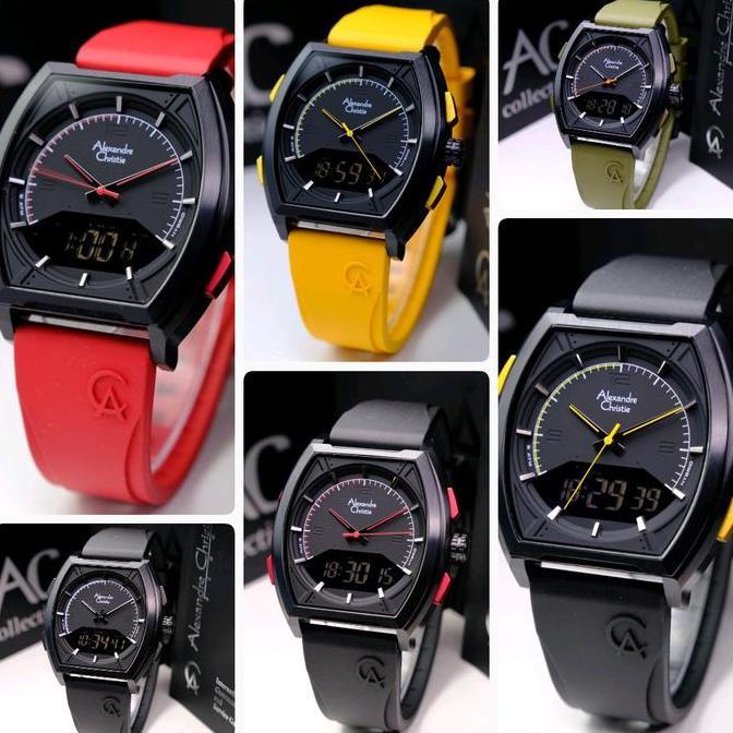 JAM TANGAN PRIA ALEXANDRE CHRISTIE AC 9390 AC9390 DOUBLE TIME ORINAL. GARANSI RESMI 1 TAHUN