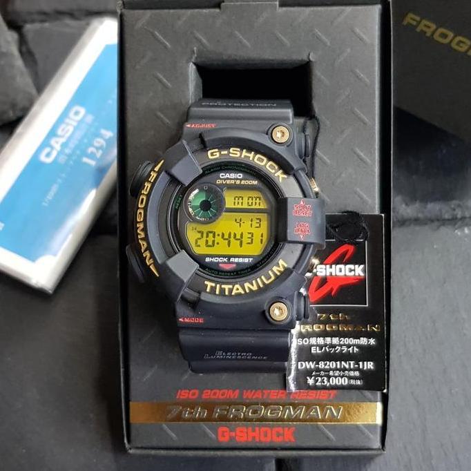 JAM TANGAN GSHOCK ORINAL FROGMAN DW 8201NT-1JF