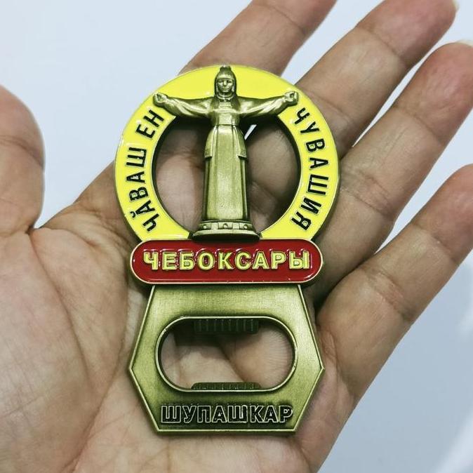 Magnet tempelan kulkas Rusia souvenir negara Russia