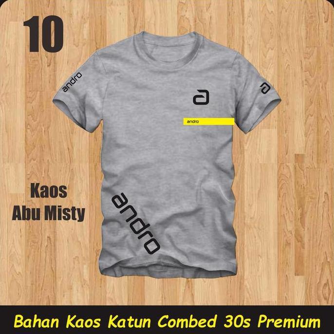Kaos Pingpong Lokal andro garis Tenis Meja