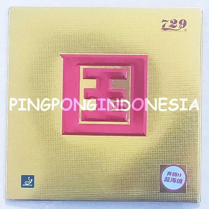729 - Battle II National Blue Sponge - Karet Bet Pingpong Friendship 2 RITC Rubber Tenis Meja Bat Ba