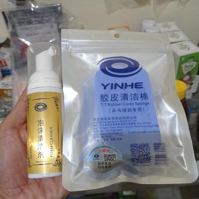 PAKET PEMBERSIH KARET TENIS MEJA YINHE YINHE
