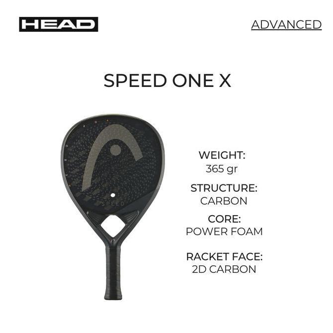 PADELHYPE | HEAD SPEED ONE X 25 PADEL RACKET | RAKET PADEL RAKET HEAD