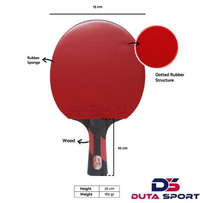 Bat DOUBLE FISH CK 208 Cover Bet Tenis Meja Pingpong
