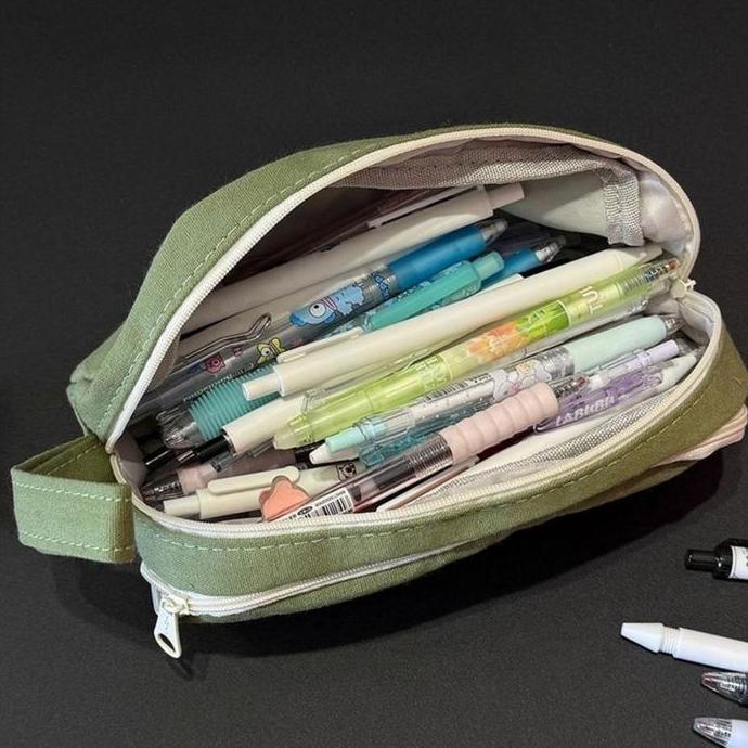 MK921 Tas Pensil Anak Sekolah Motif Kartun | Kotak Pensil Jumbo Kapasitas Besar | Tempat Pensil Lucu