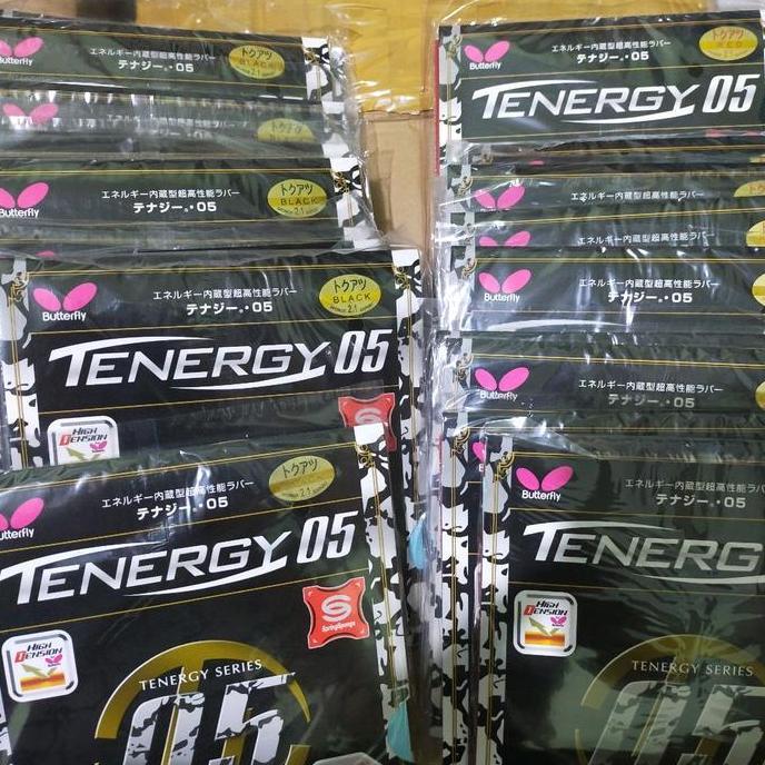 Karet Bet Ping Pong Tenis Meja Buttrerfly Tenergy 05 Grade Premium