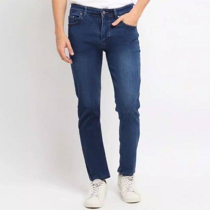 Celana Jeans Panjang Pria L&G - Stretch Slim Fit - ST526 / ST523