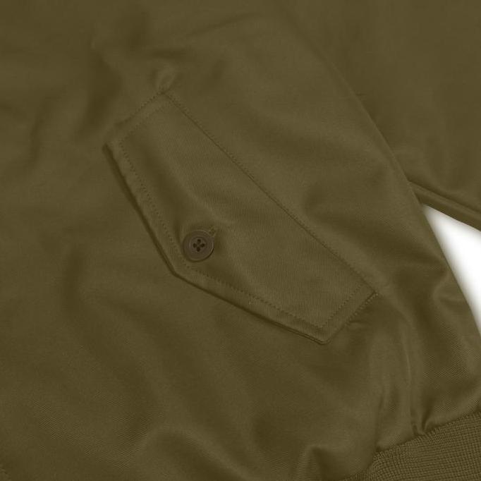 Predecessors Taf Harrington Jacket Harymel Camel Logo Bordir Casual Pria Kain Lembut Polyester Water