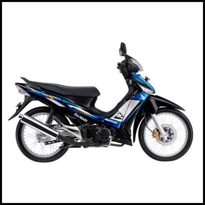 DISKON (ORI) STRIPING HONDA SUPRA X 125 2013 HITAM BIRU KUALITAS ORIGINAL 