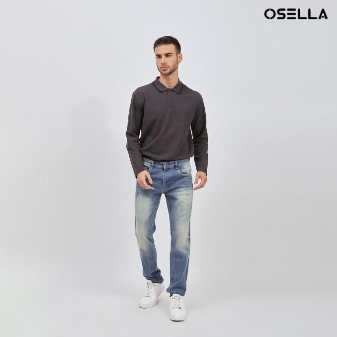 [New] Osella Thomas Slim Fit Jeans In Medium Indo Blue 2O2A2 | Celana Panjang Jeans Pria