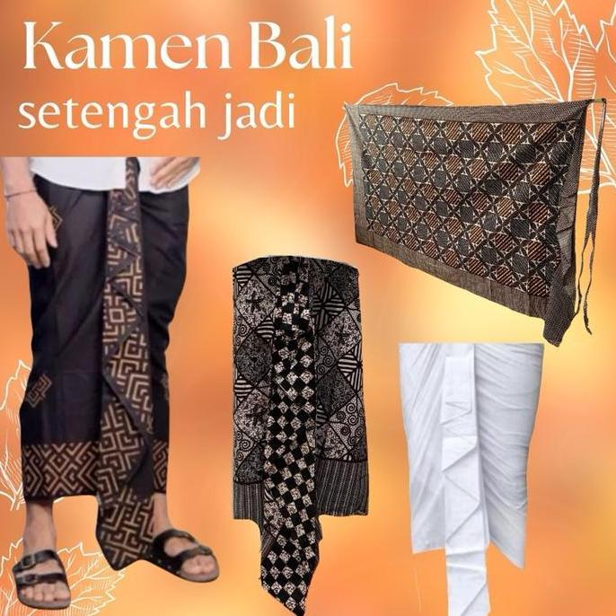 Kamen / Kancut Bali Katun Setengah Jadi Dewasa