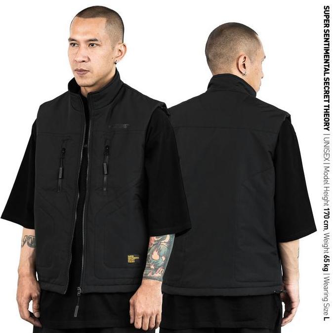 SSST Vanguard Vest Utility Hitam Rompi Pria