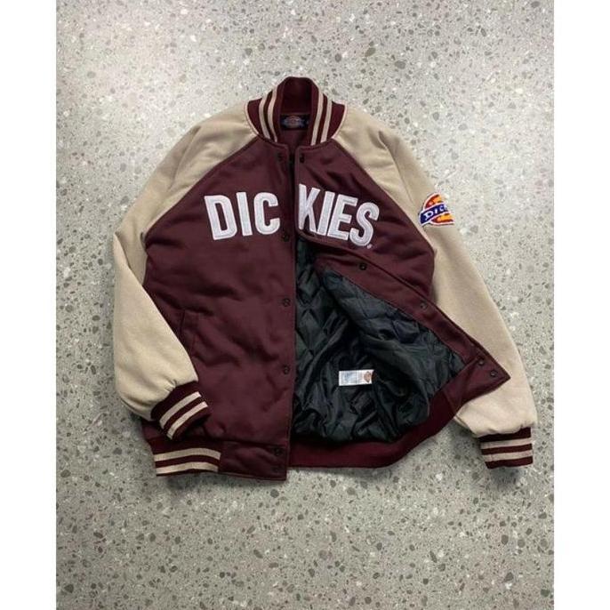 VARSITY JAKET BASEBALL PRIA WANITA ORINAL DICKIES FULL TAG&LABEL