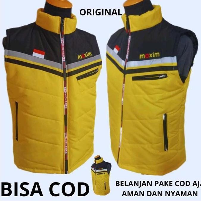 DISKON Rompi Maxim Ojol Terbaru - Rompi Driver Maxim - Rompi Pria Tebal - Rompi Maxim Terbaru 2025 -
