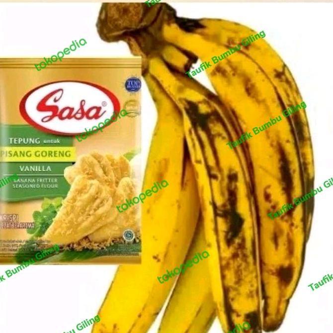 TERLARIS paket pisang goreng tepung ( pisang tanduk ) BISA GOSEND