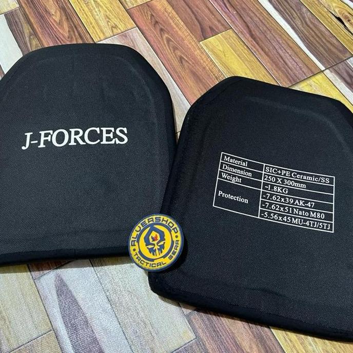 Plate Kevlar Balistic Anti Peluru Rompi Bodyvest Lev IV JForce Alvershop_TG