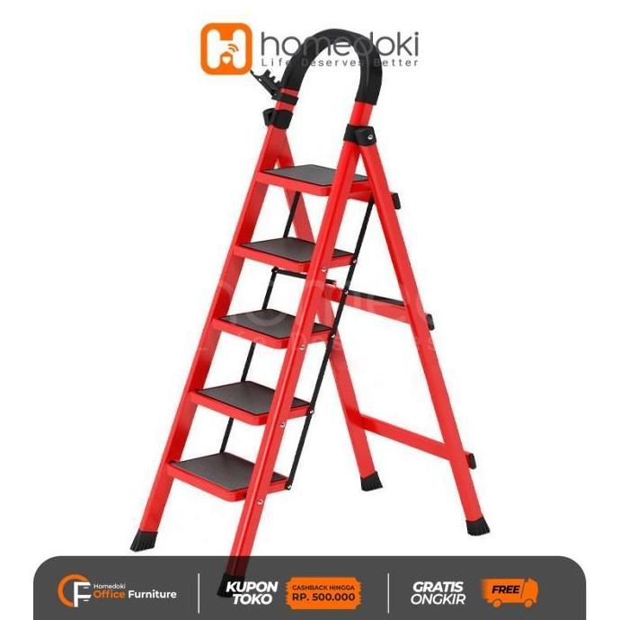 Tangga Lipat Portable / Tangga Lipat  Besi / Tangga Lipat Rumah Tangga