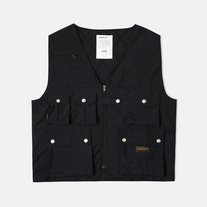 Hammerstout - Rizz Black - Vest Rompi Pria Wanita Casual