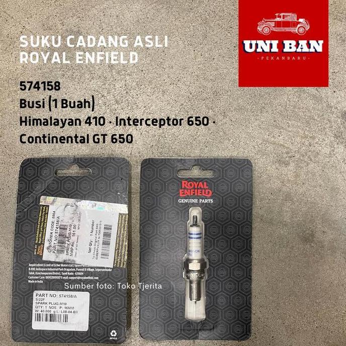 Busi (1) Himalayan Interceptor Continental Gt 650 Shotgun 574158 - Royal Enfield Asli