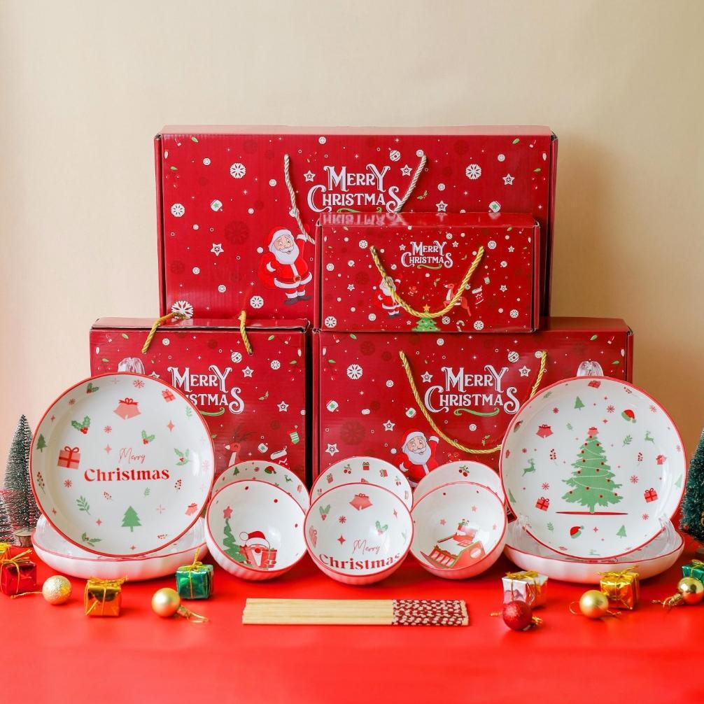 AVEHampers Mangkok Natal / Christmast Gift Set Mangkok Pum Peralatan Makan / Set Mangkok Hadiah Nata