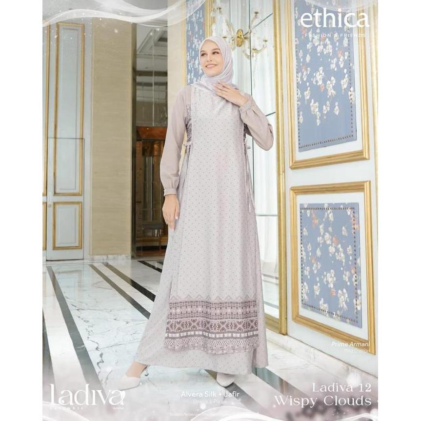 Terbaru, Sarimbit Ladiva 12 Wispy Cloudy / Sarimbit Terbaru Ethica 2025 / Ladiva 12 / Ladiva Kids 12