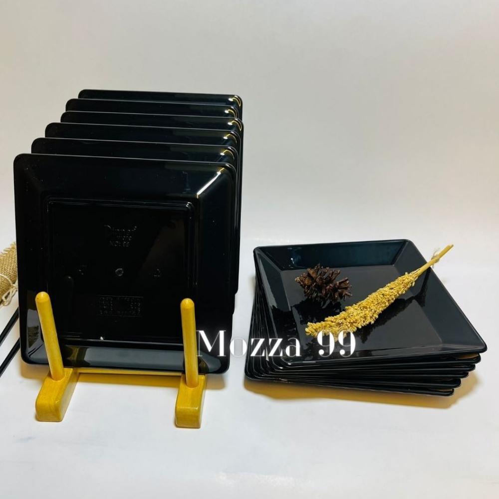 Mozza.kitchen_99 _ Piring kotak melamin p-88 9 inc #PIRING MIE GACOAN # BM - (1 lusin) - Piring Pers